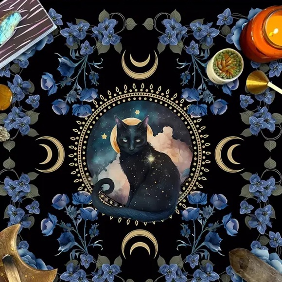 Alter cloths cat, moon, butterfly - Picture 2 of 7